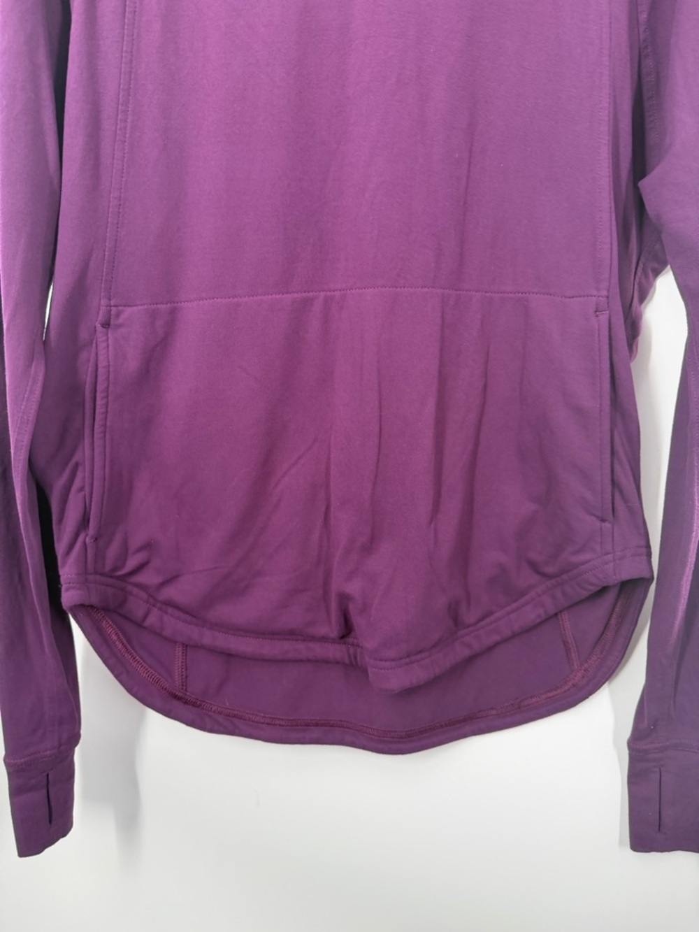 Lululemon Deep Purple Hooded Long Sleeve Top - Picture 2 of 7
